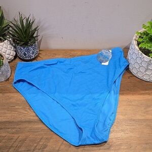 decree - Cheeky Cabana Blue Bikini Bottom